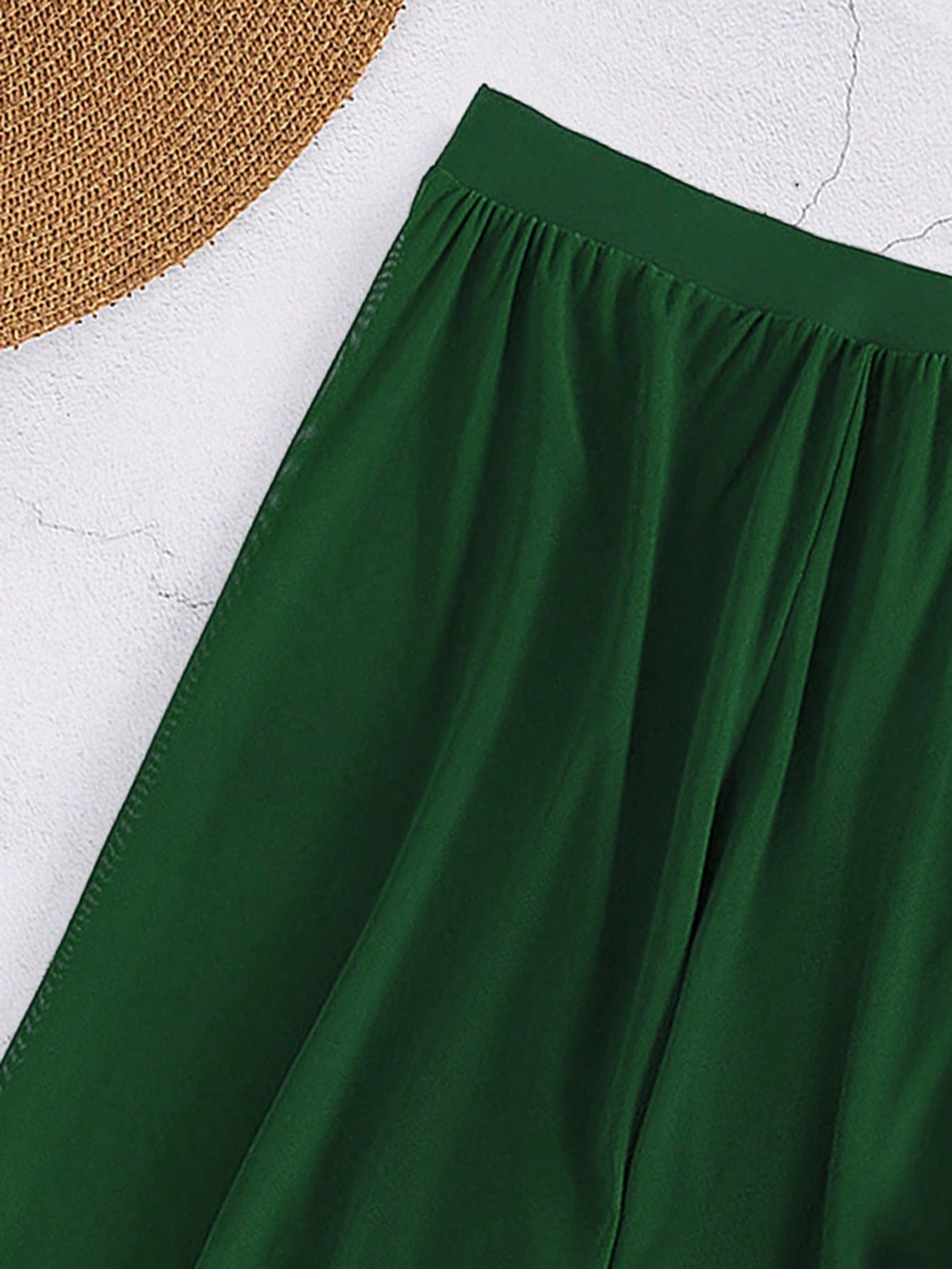 Conjunto Biquíni 3 Peças Estilo Bandeau com Fio U