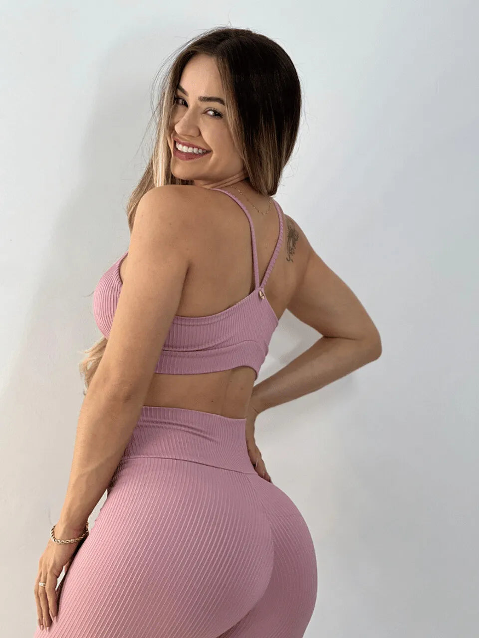 Conjunto Fitness Valencia Diversas Cores