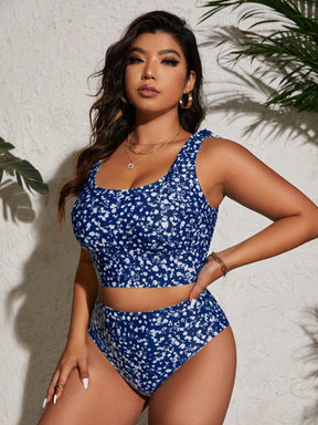 Tankini Plus Size Cintura Alta