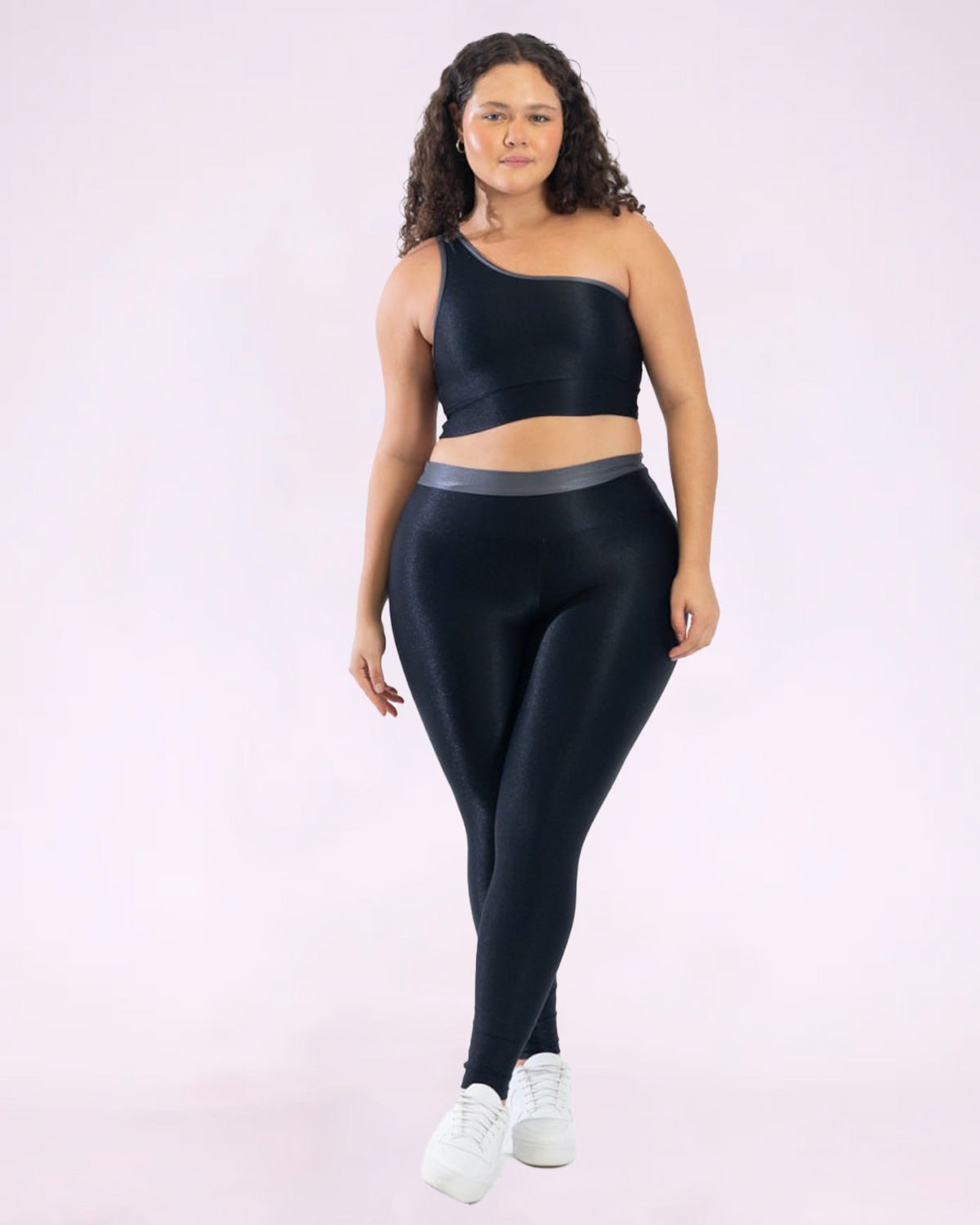 Conjunto Fitness Curve Plus Size Bicolor